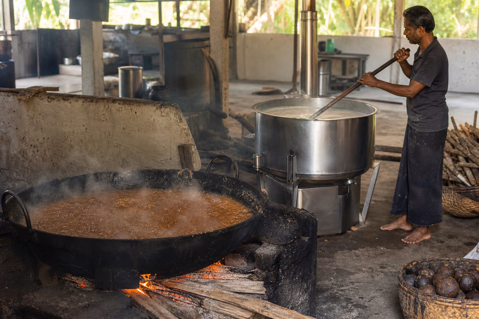 Wood fire vs. steel boiler: a taste test